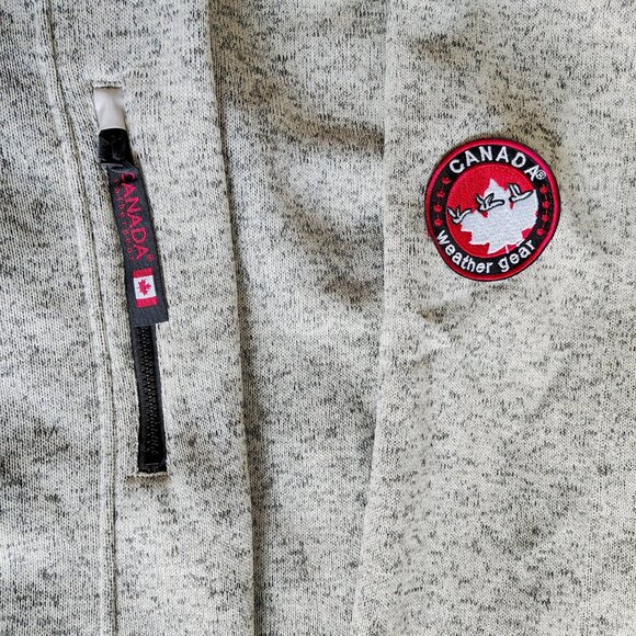 $185NWT Women's Canada Weather Gear Size 2X Color Heather Oatmeal Sweater Jacket - Picture 12 of 14